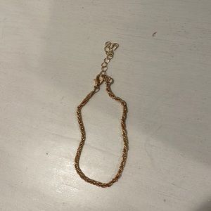 Gold chain braclet